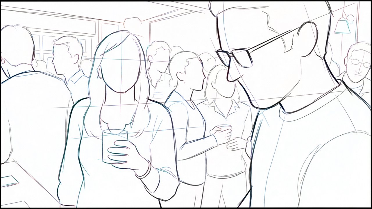 ROUGHS - storyboard frame 9 by Dakota Warren